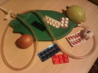 enema and medications to remove parasites