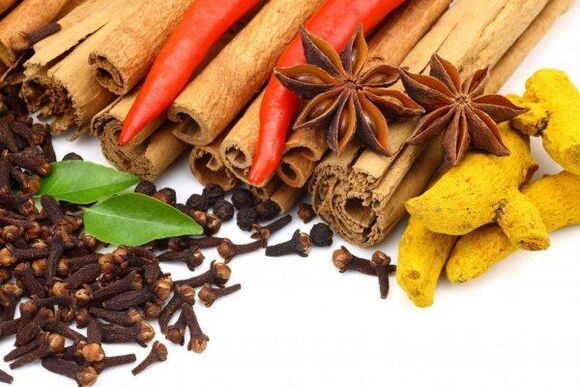Spices to get rid of worms
