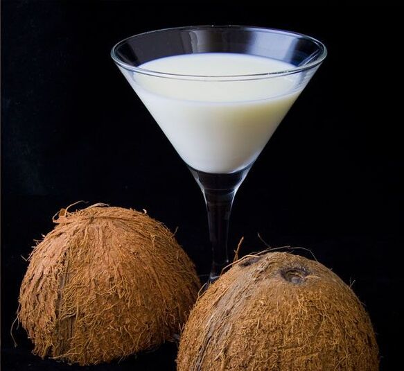 You can get rid of parasites from the body with coconut milk
