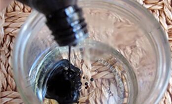 Vodka tar from parasites in the body