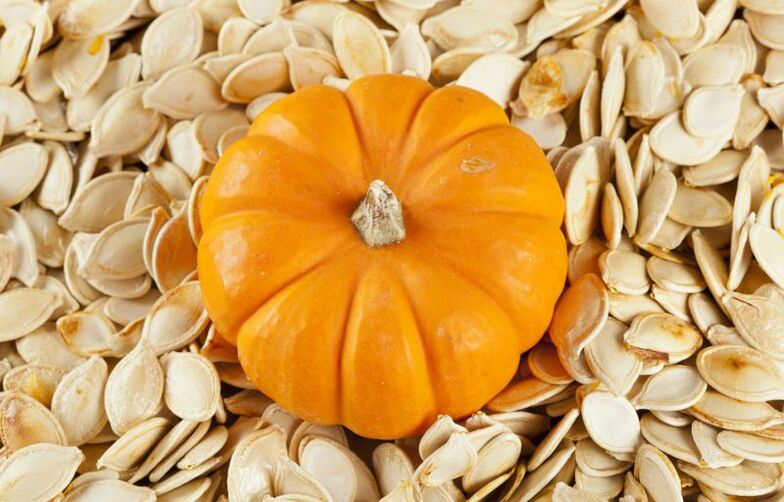 Pumpkin seeds against parasites in children